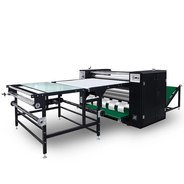 New type of manufacturer printing and production fabric wheel printing hot press calendar machine
