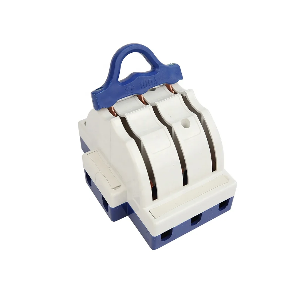 3P 380V White Wave Knife Switch Change Over double throw Switch