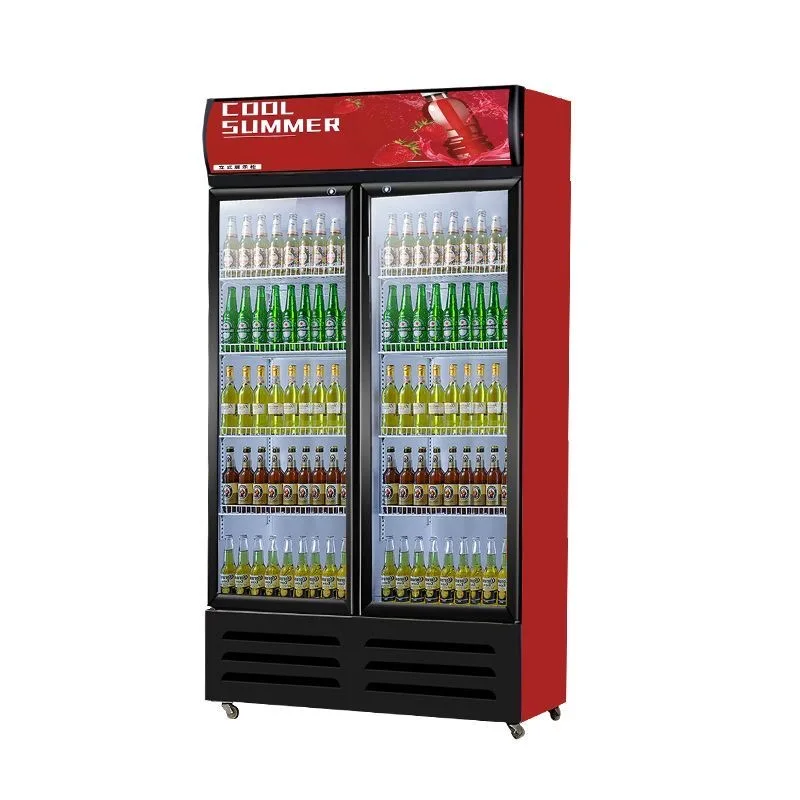 Custom Commercial Beverage Cabinet Freezer Chiller Beer Refrigerator for Supermarket Beverage Display Cooler
