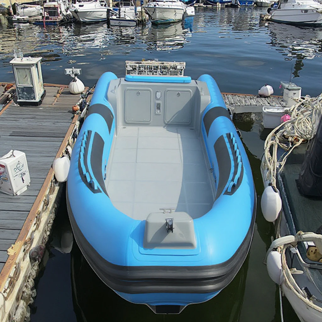 2024 CE Certified Luxury Rib Boat 25FT Inflatable Speed Plastic Boat with Outboard Engine PVC Fiberglass Material Outdoor Use