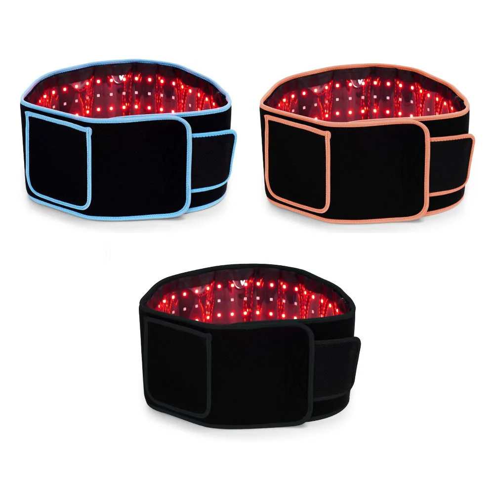 Exclusive Production Unique Design OEM Near Infared 660nm 850nm Red Led Light Therapy Belt With Power Bank Pocket