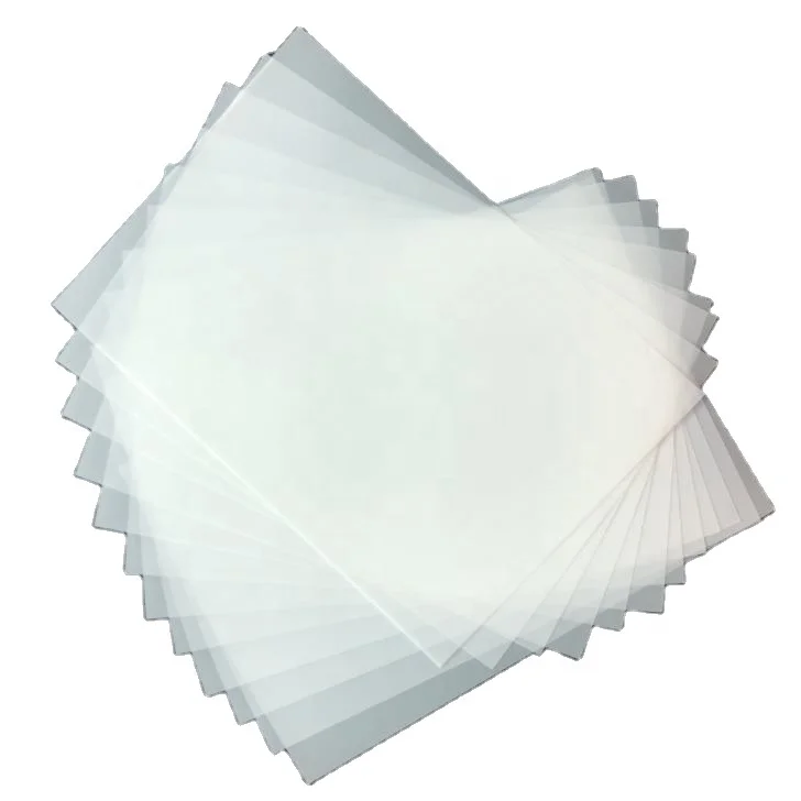 DTF PET Film A3 Size Heat  Transfer Film White Ink Printing  PET DTF Film For Clothing