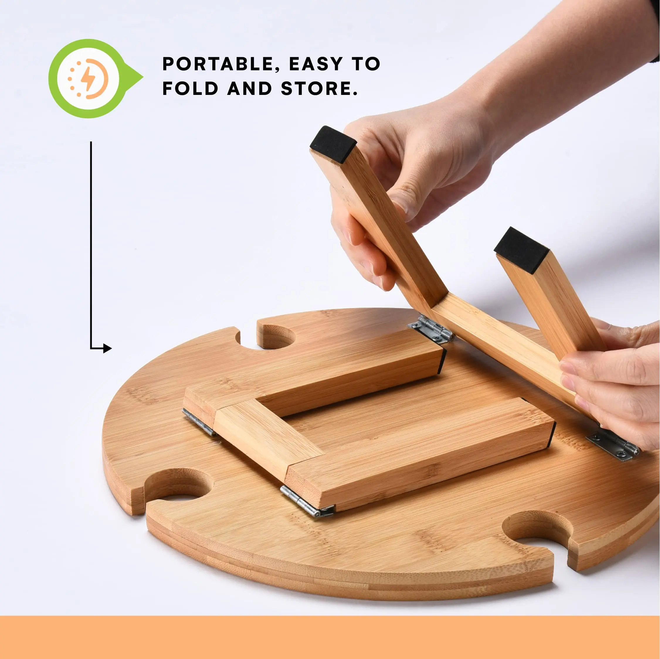 Outdoor Small Camping Folding Table, Mini Picnic Table, Portable Camping Accessories