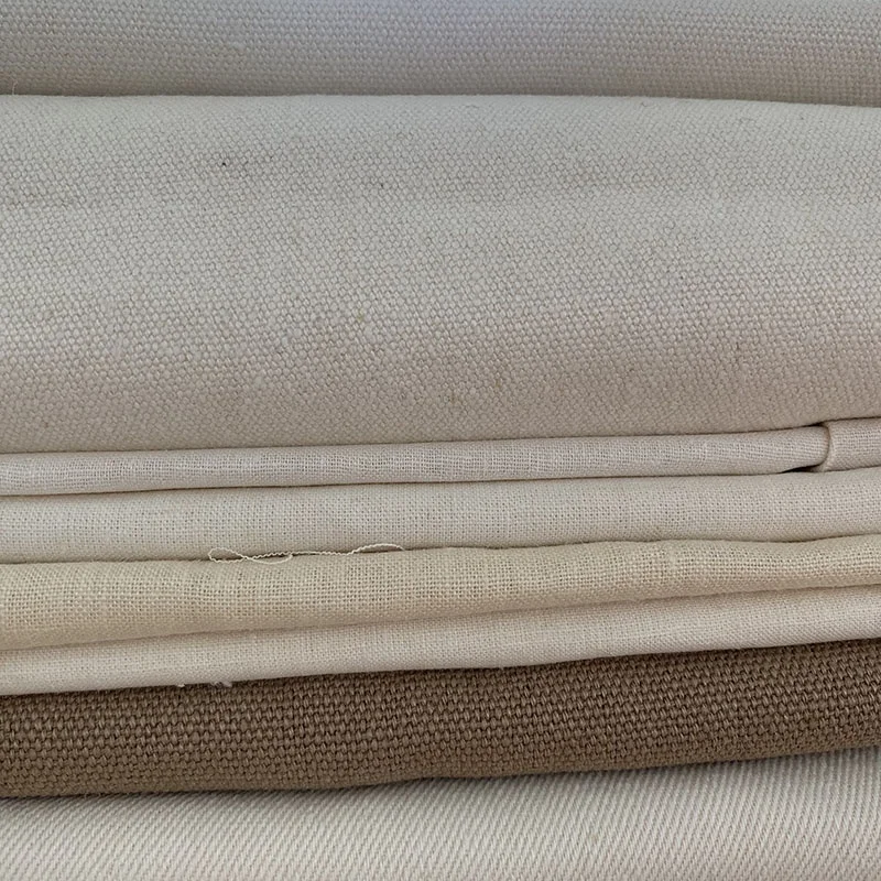 
heavy hemp organic cotton fabric for garment and textiles 