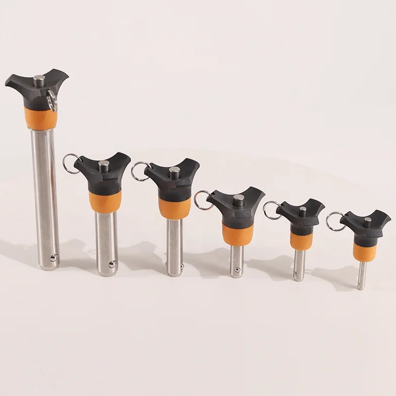 High Precision Quick Release Ball Lock Pins Mushroom Aluminum Handle Stainless Steel Safety Quick Release Spring Ball Lock Pins