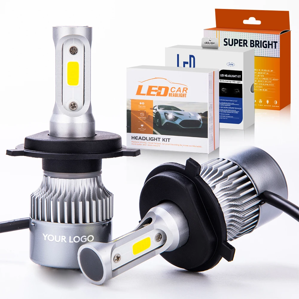 GPUSI OEM ODM Free sample Mini Thin HI LO BEAM H1 H3  H13 H16 H11 H7 H4 auto lighting system car led Headlight bulb