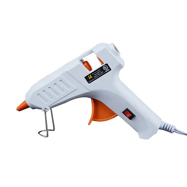 Factory new Sale Cordled  white with switch hot-melt glue guns with glue sticks for DIY