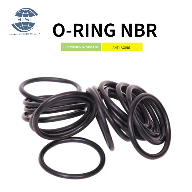 Strong manufacturers first-hand supply, can customize the size of high elasticity of nitrile rubber O-ring