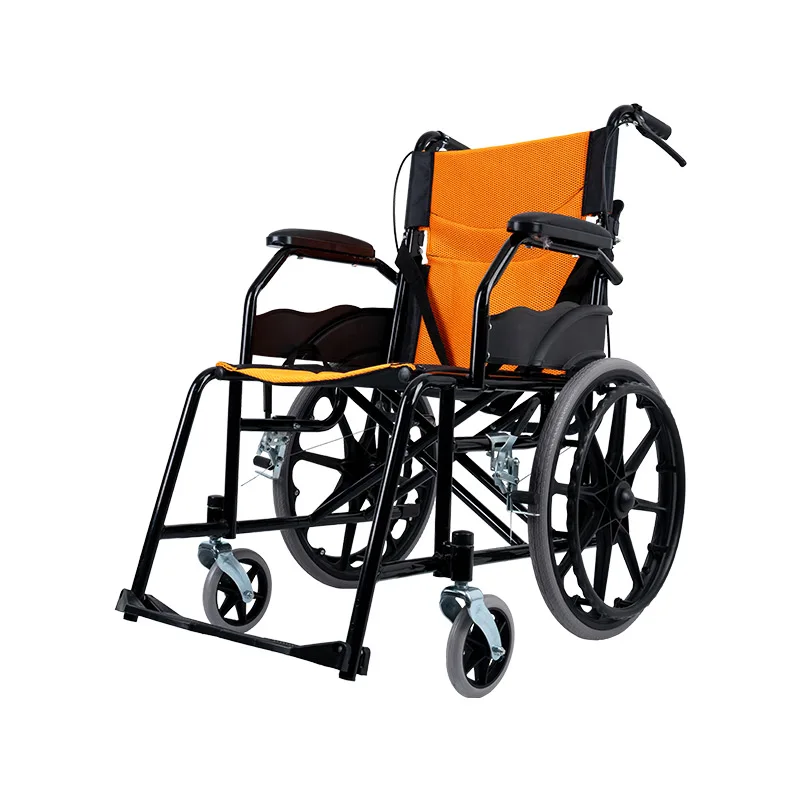Folding lightweight portable wheelchair manual