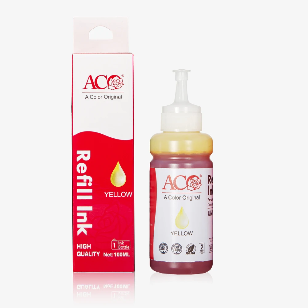 ACO Factory Universal Ink 104 Compatible For Epson Inkjet Cartridges Office Print ODM OEM Color Bottle