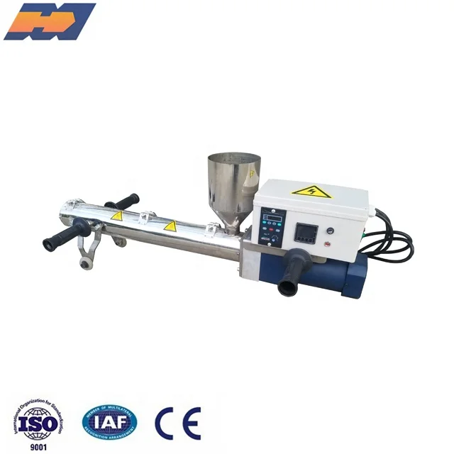 ZHANGJIAGANG Small Movable Easy carry Single screw mini hand held plastic extruder