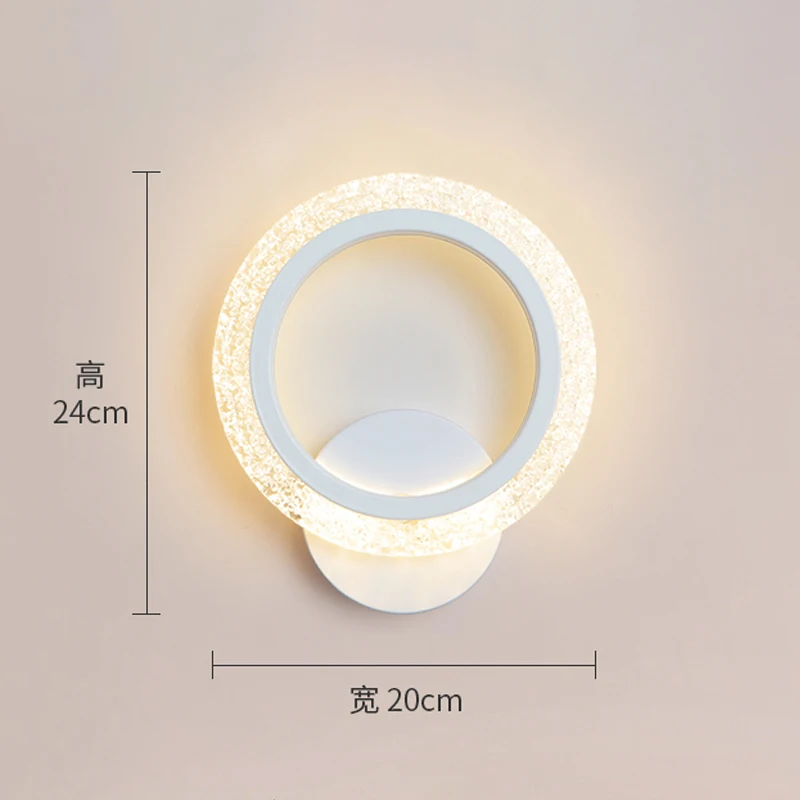 Indoor Modern living room Bedroom Decoration Interior moon outdoor Sconce Hotel bedside reading Led night Wall Lights lamp