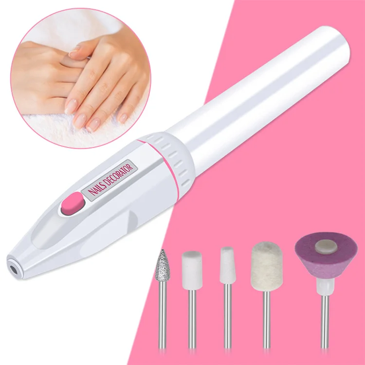 Portable Manicure Cutters Nail Drill Bits Manicure Drill Pen Pedicure Manicure Apparatus Nail Drill Machine