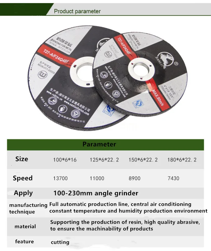 Cutting Disc For Metal In Angle Grinder Metal Cutting Discs Abrasive Tools Cutting Wheels Metal Discs