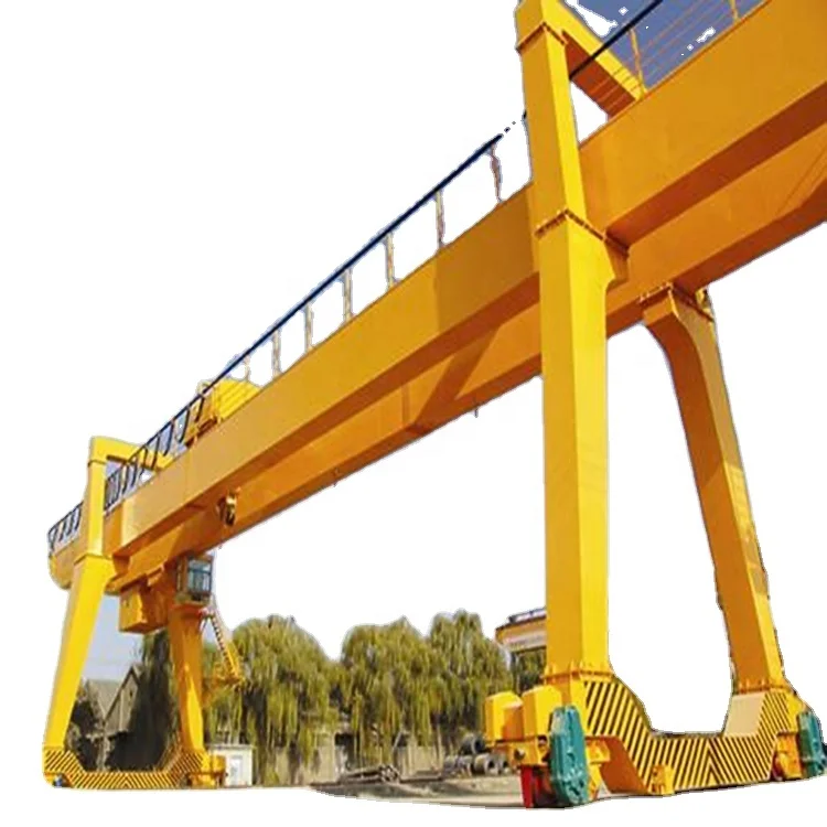 2024 Hot Product Heavy Duty Rail Mounted Double Girder Gantry Crane Electric Travelling Gantry Crane with Trolley Winch