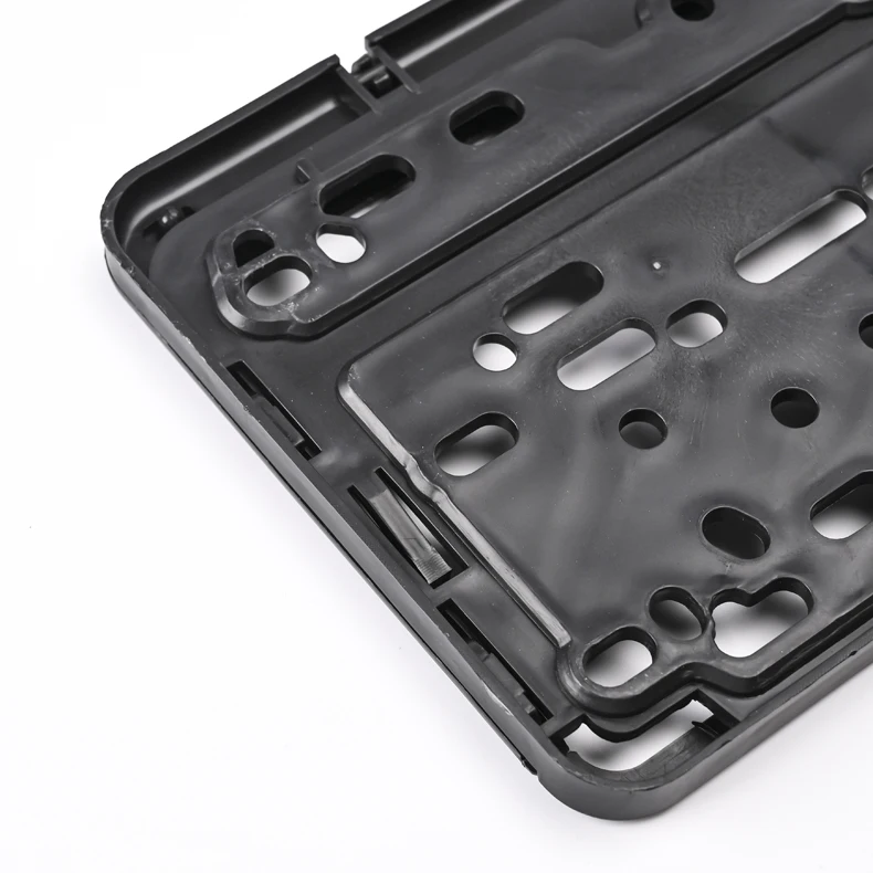Factory Customized Easy-to-Install PP/ABS European Car Number License Plate Holder Plastic License Plate Frame Cover for Cars