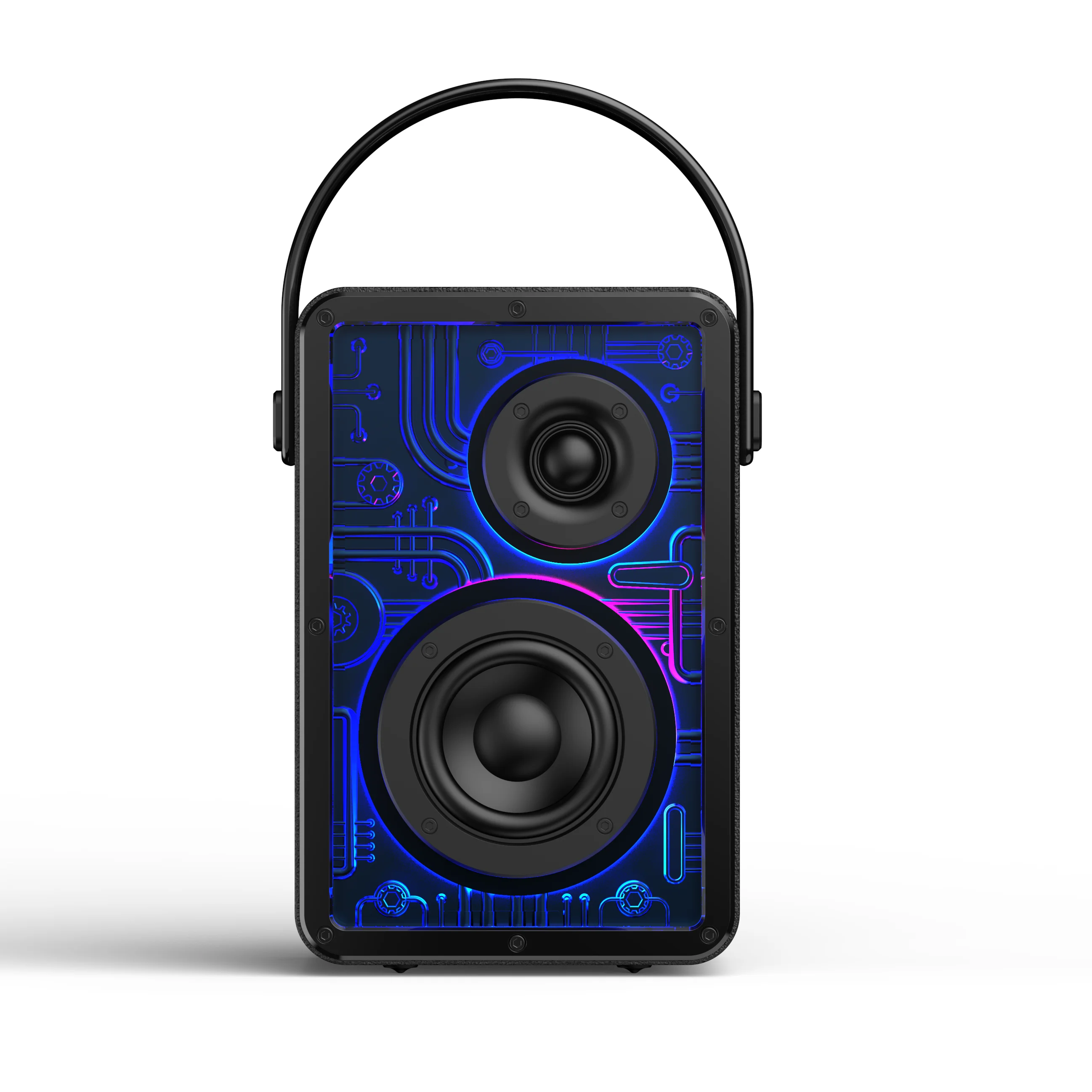 IPX7 40W Waterproof Transparent Wireless Subwoofer Portable Speaker New Coming Blue tooth Bass Speaker HIFI Powerful