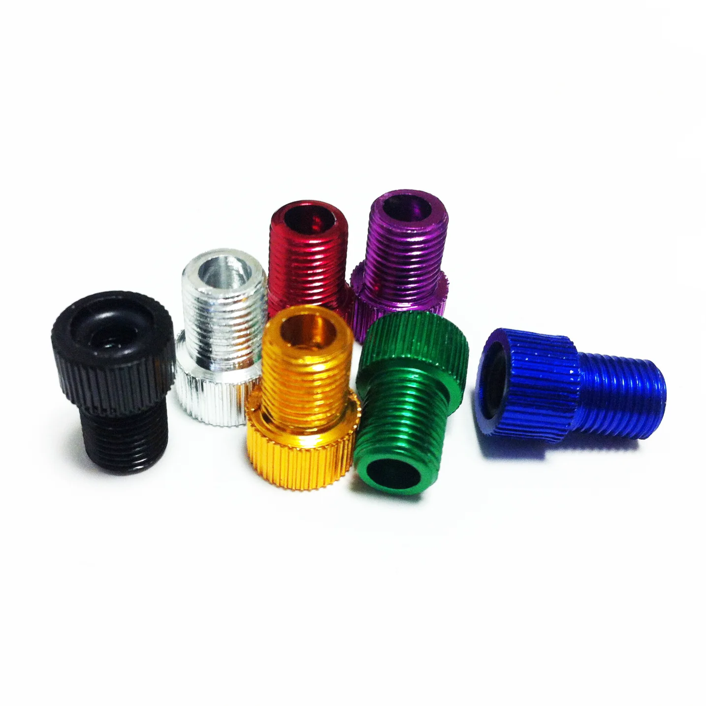 Colorful Tire Valve Caps Practical Bicycle Valve Caps Tire Valve Caps With Plastic Threads