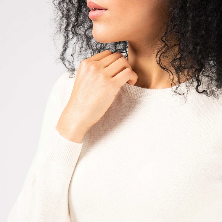 Женский вязаный пуловер Повседневный шерстяной кашемировый свитер с круглым вырезом большие размеры Осень-зима