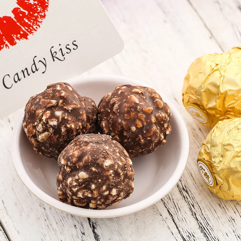 Yummeet  confectionery 15PCS chocolates wholesale sweets waffle filling chocolate candy