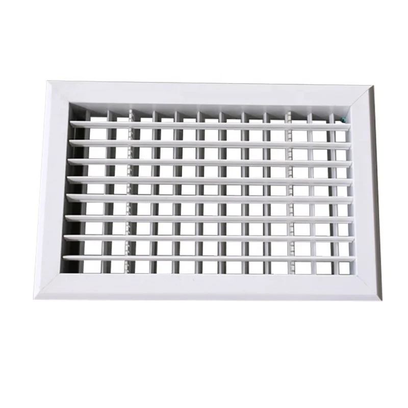 Industrial commercial double layer louver air vent air condition floor air vent grille ventilation system adjustable louver vent