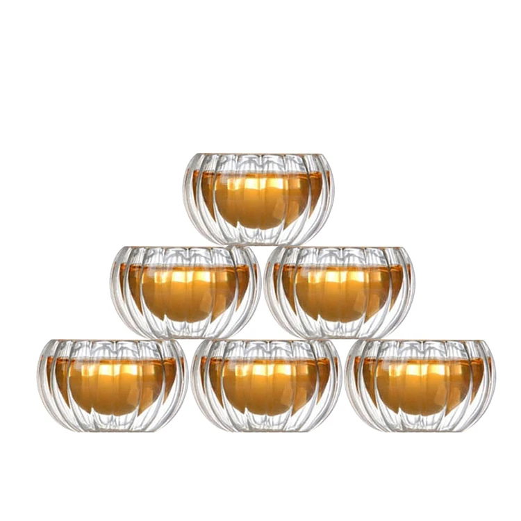 
China Factory Custom Double Wall Coffee Glassware 