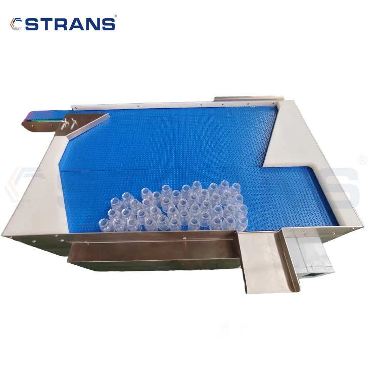 Factory customized Bottle Accumulation Table top Conveyor price