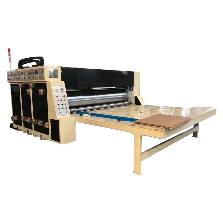 High Efficient Semi Automatic Carton Printer Machine Corrugated Box Making
