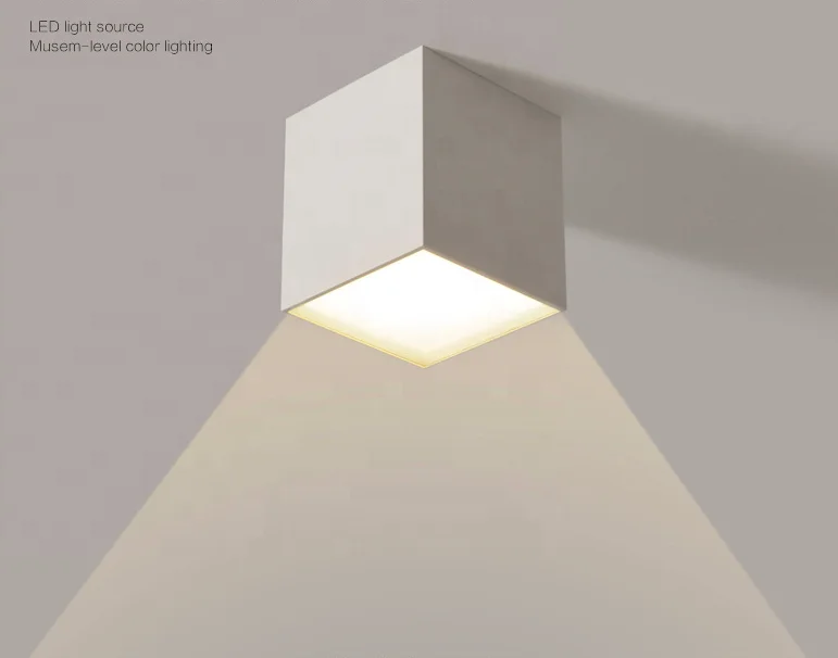 New LED ceiling suspended down light square surface mounted SMD 5W 9W 12W downlight IP GX 60 degrees
