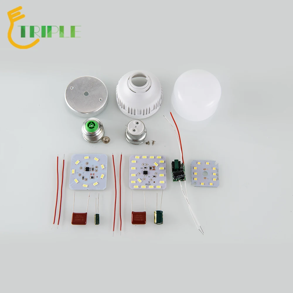 High watt T shape 5w 9w 10w 13w 15w 18w led bulb raw material 12w 5 watt led bulb