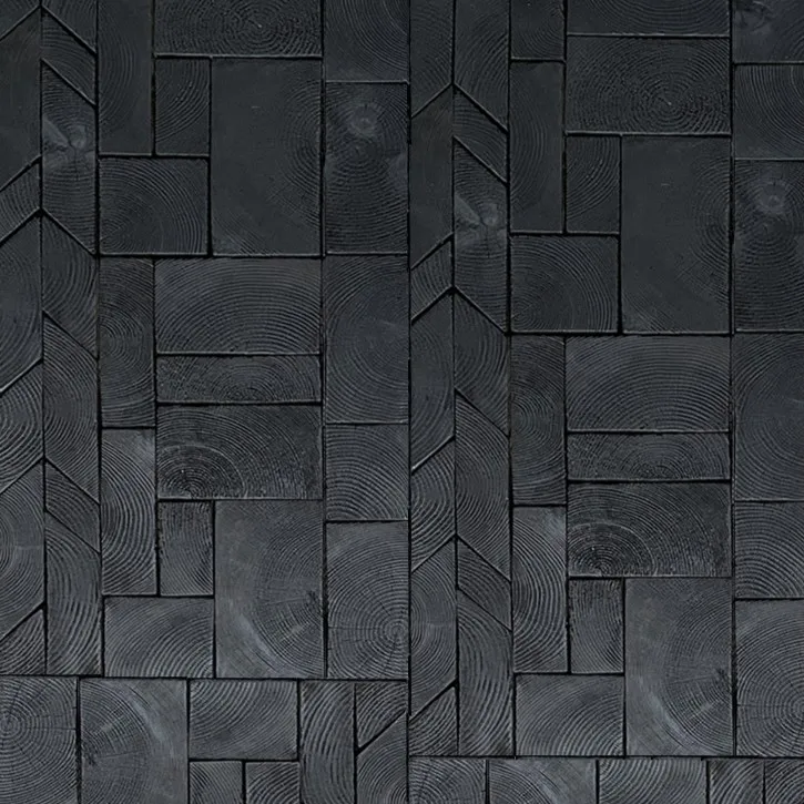 Shou Sugi Ban очаровательная деревянная внутренняя и внешняя стеновая панель деревянное настенное