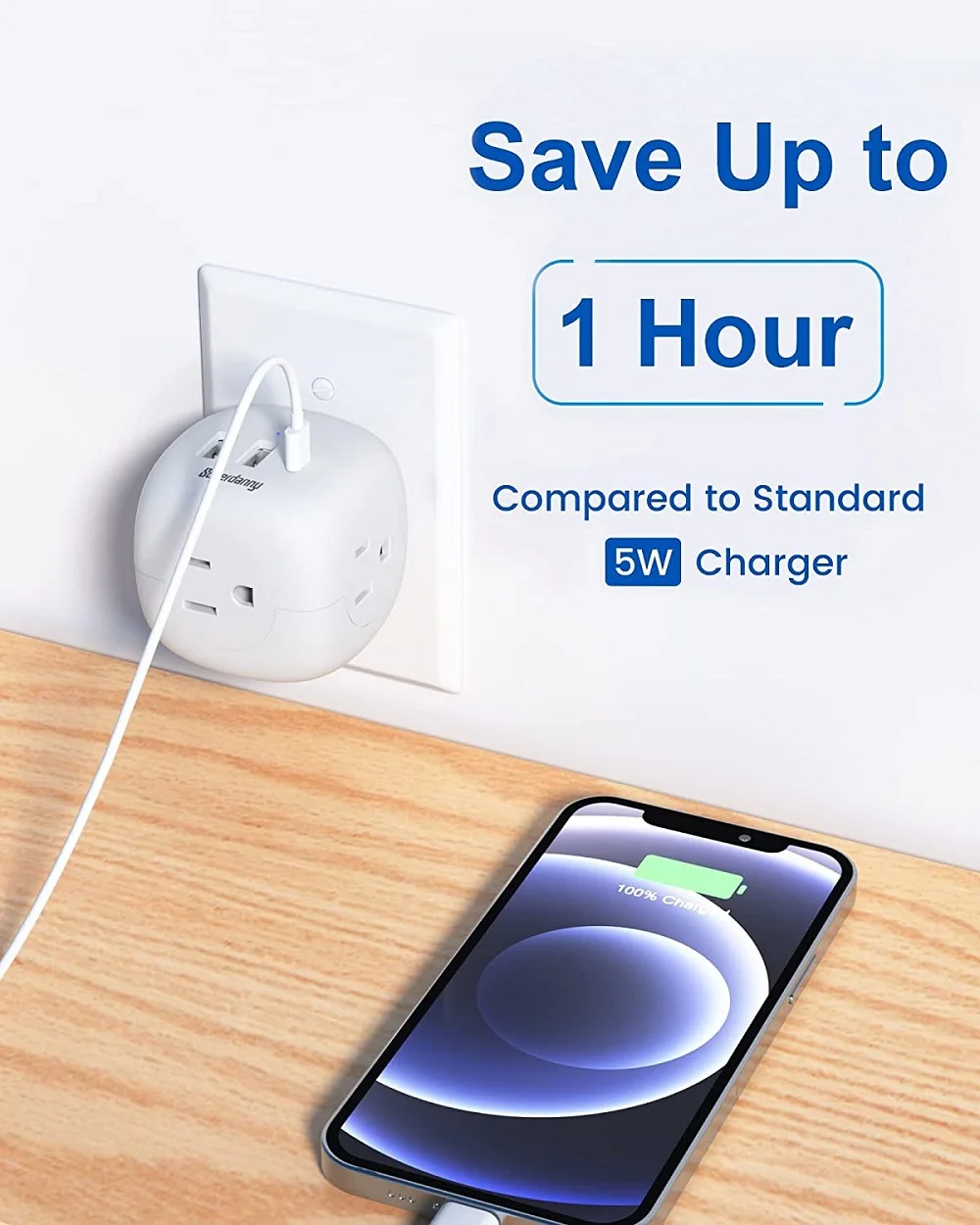 Wholesale Electric Charger Wall Outlet Expander With USB C Port Wall Socket Plug Extender