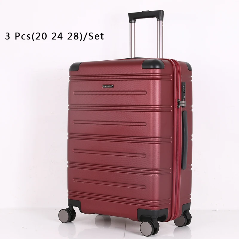 Новые товары, жесткий чехол из абс-пластика, дорожный комплект чемоданов для ручной клади