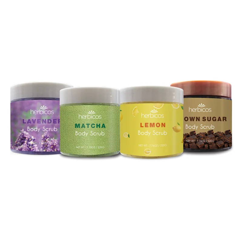 Private Label Wholesale Organic Brightening Vitamin C Mango Lemon Sugar Body Scrub