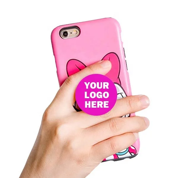 factory Custom logo cheap promotional gifts giveaway customize printing  Grip stand Poppings UP Socket cell phone socket holder