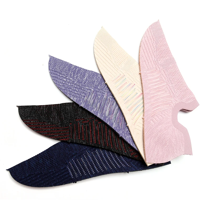 Easy Decontaminate Elastic Fly Knitting Lady Upper Shoes Vamp