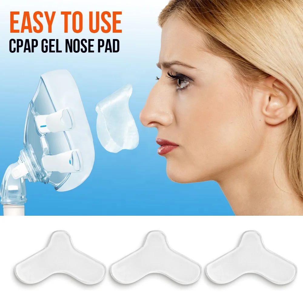 Gel Nasal Pads for CPAP Mask Nose Pads - CPAP Supplies - Silicone Sleep Apnea Mask Comfort Pad - CPAP Cushions for Masks