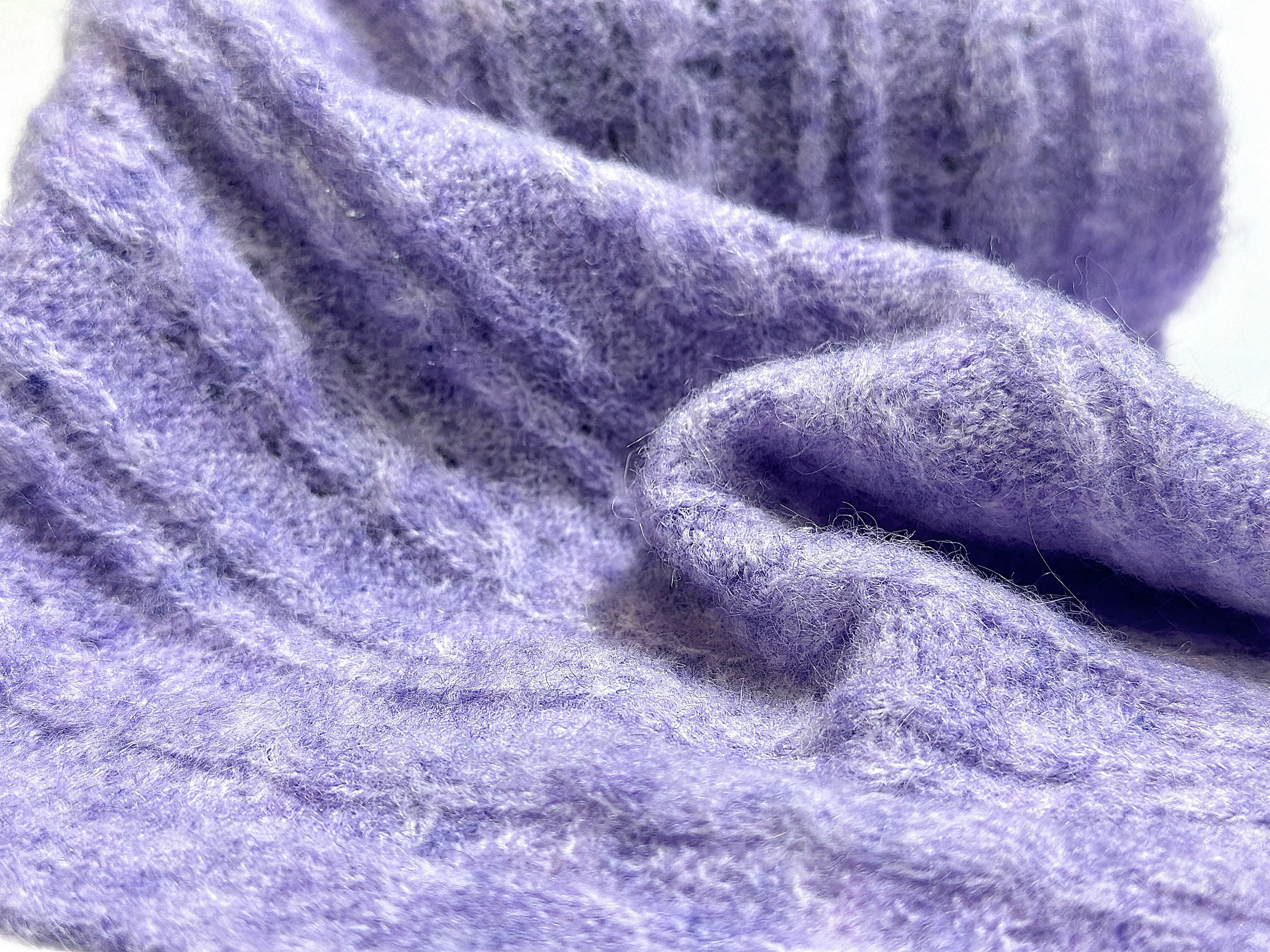 100% Mohair with Wool Alpaca Acrylic Nylon Spandex Premium Brush Blend Yarn