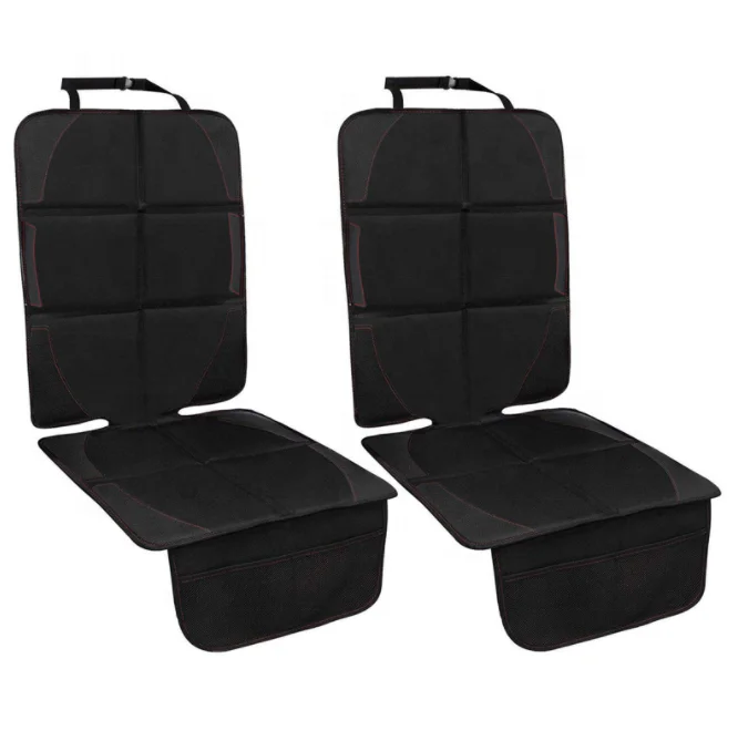 Universal Car Seat Protective Cover with Storage Bag Children Safety Seat Anti-Slip Anti Scratch Mat Pads for Baby Kids Protect