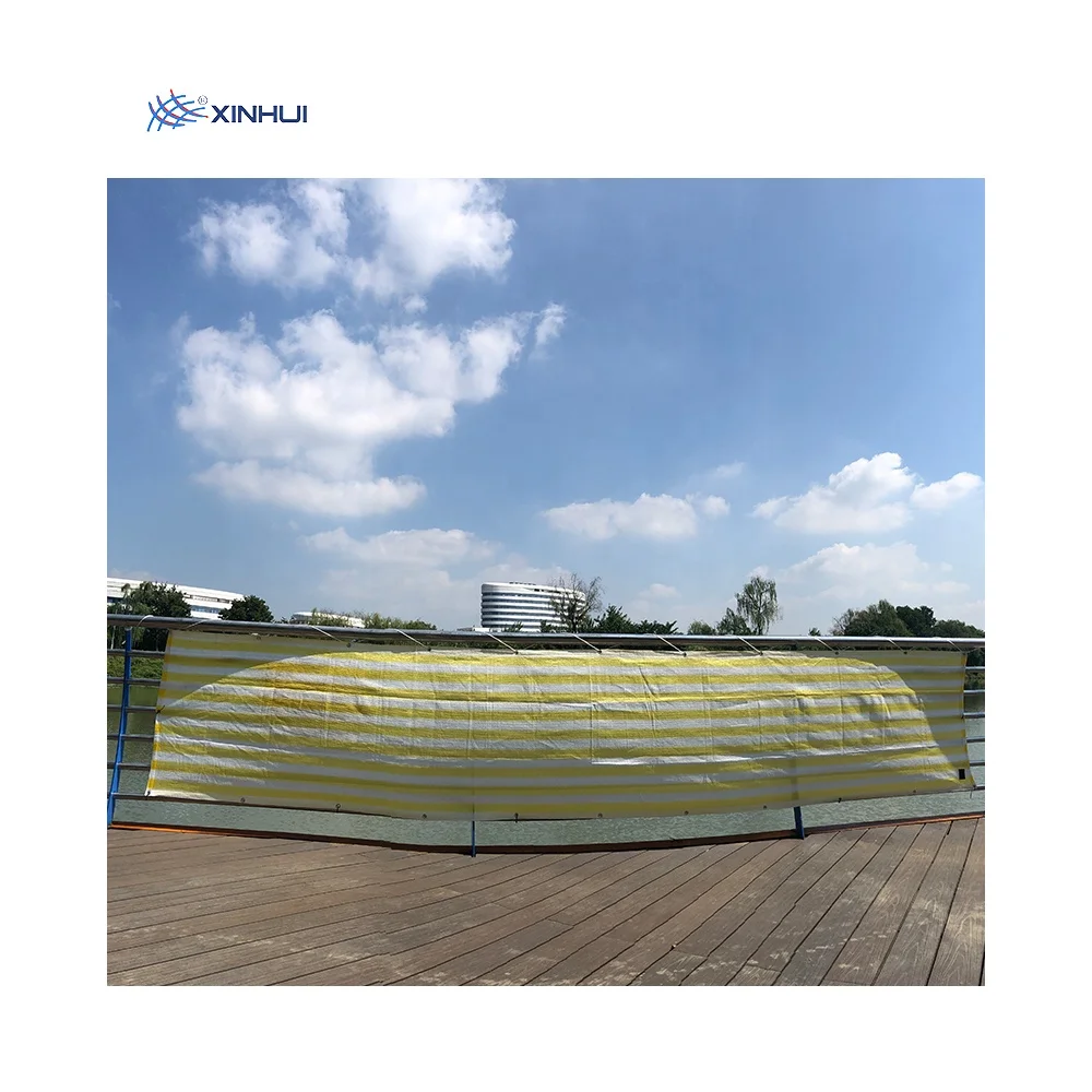 Outdoor Customized Gsm Packing Stabilizer Garden  UV Stabilizer Latest New Design 100% HDPE Privacy Balcony  Net