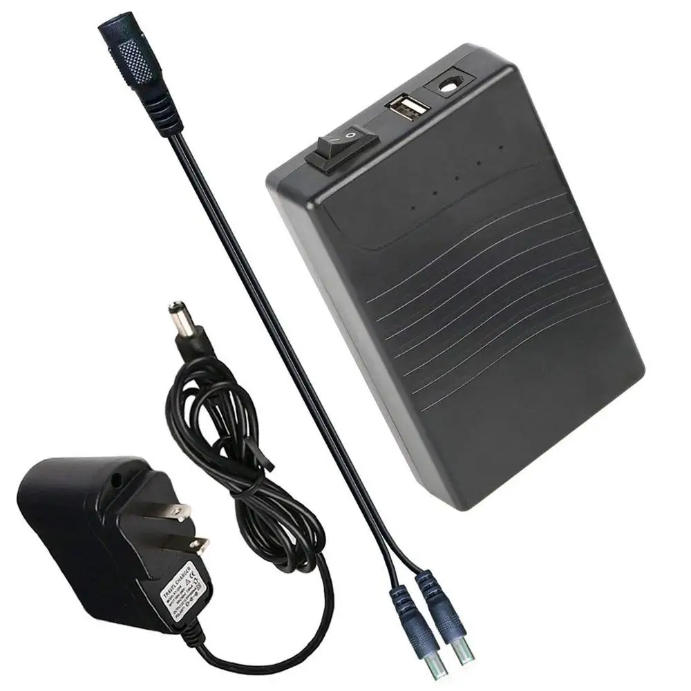 TalentCell DC Socket 12V 3A USB 5V 2A Solar Supply Back up 3ah 12v Mini Ups Power Supply Battery