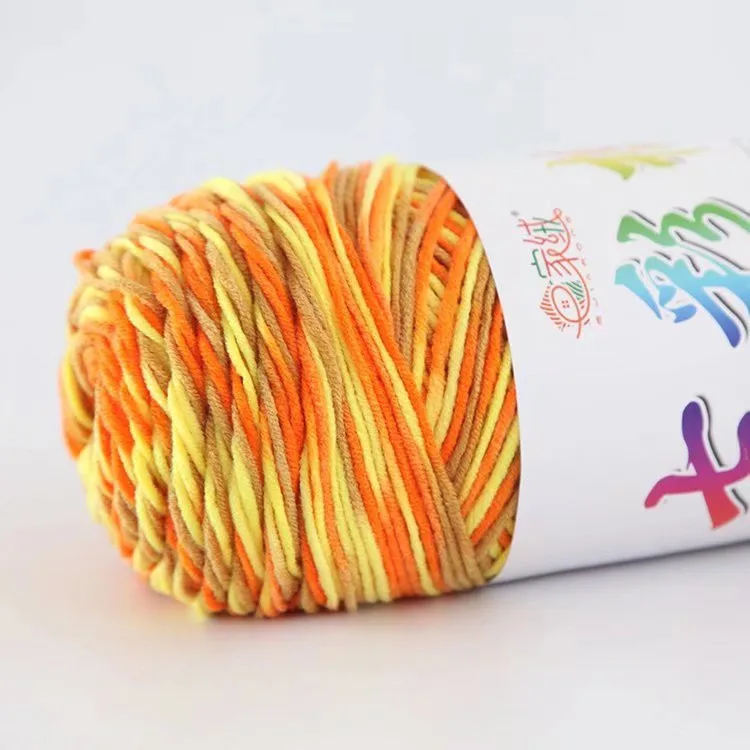 Customized High Quality Soft Thick 5-strand 200g Milk Cotton Yarn Milk Cotton Knitting Yarn For Crochet Yarn