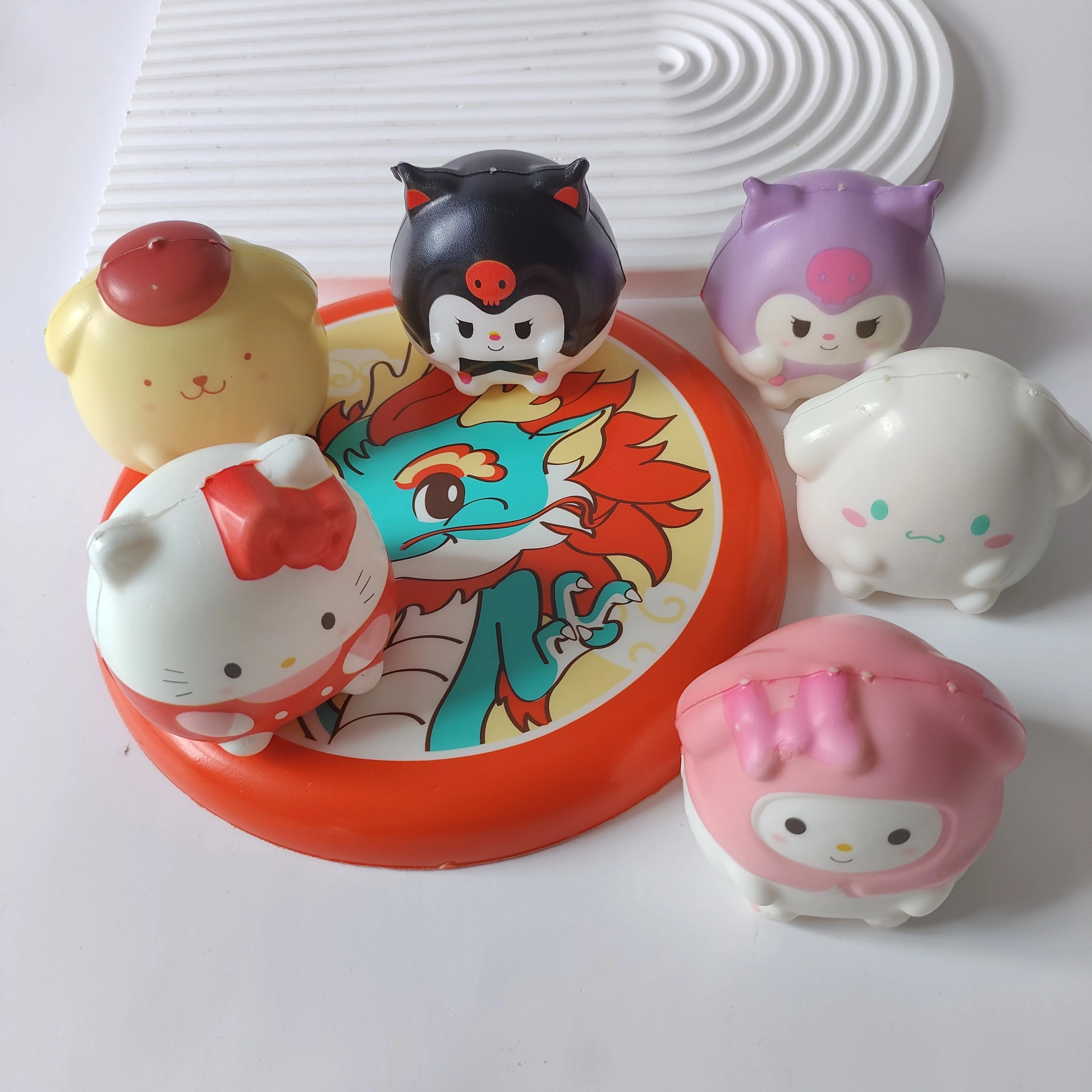 Wholesale Stress Relief Pu all kinds of small toys anime character dolls cartoon stress relief characters gifts for children