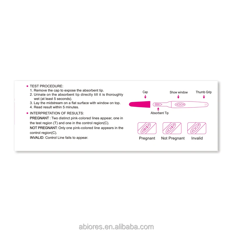 CE/510K/ISO David OEM fast easy test de grossesse medical test HCG Pregnancy Test