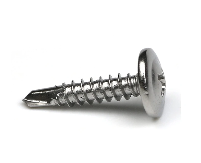 Stainless Steel 401 Round Head Truss Head Self Drilling Self Tapping Washer Screw