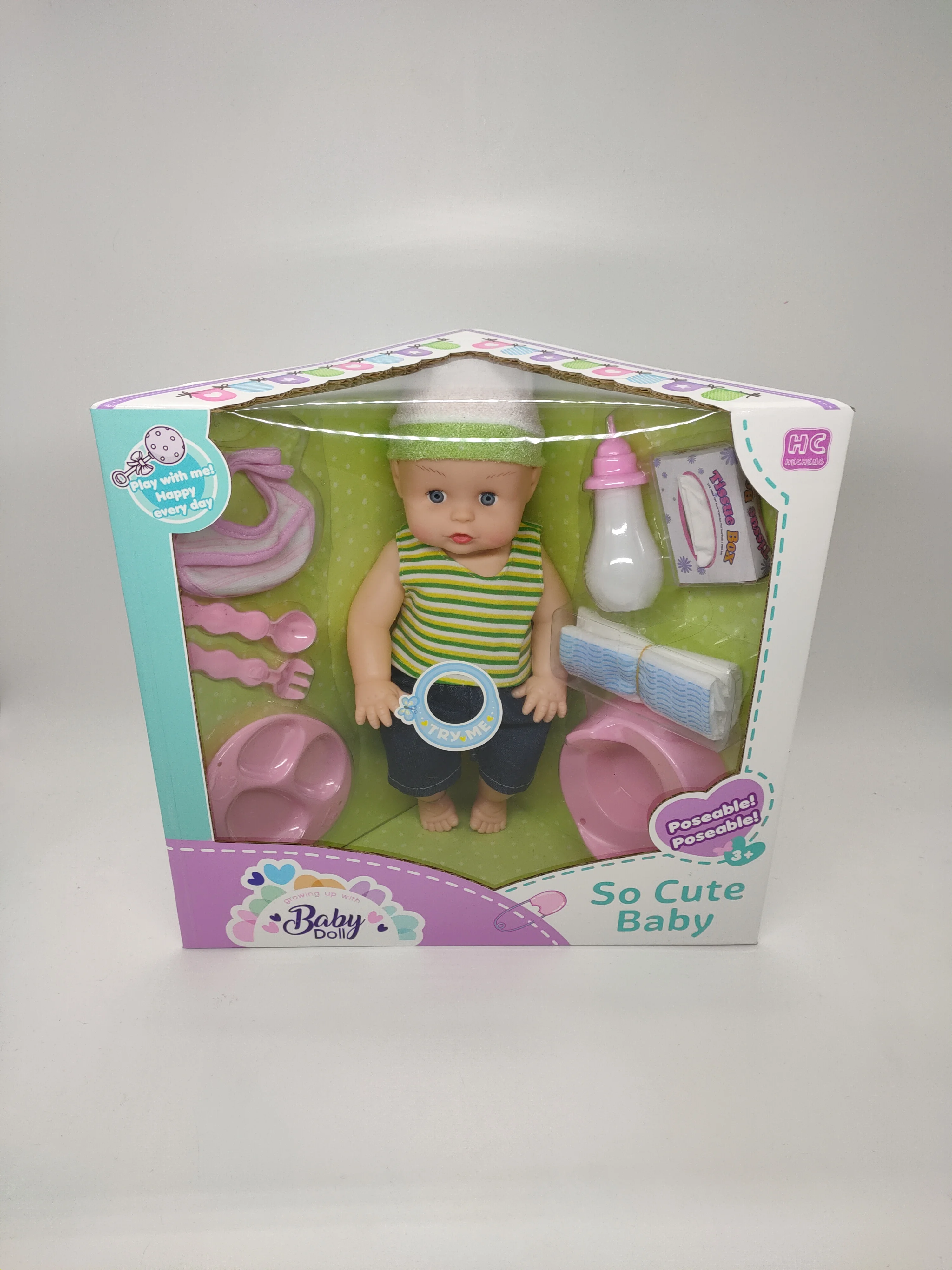 16 Inch Hot Selling Lifelike Reborn Baby Doll With Drink Water Pee Toys Doll Baby