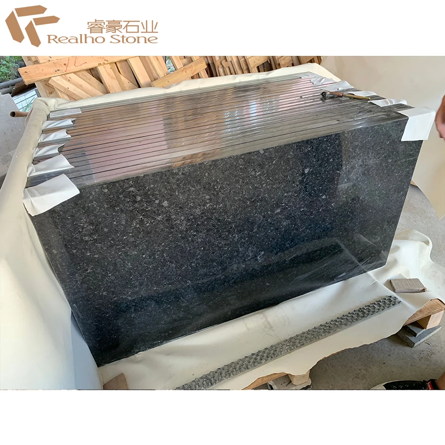 Natural stones granite angola black tiles for outdoor deco
