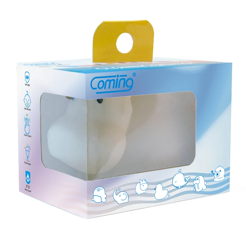  New product ideas 2021 home and kitchen mood light Led Sensor Bulk silicone Night Light natural latex baby bath