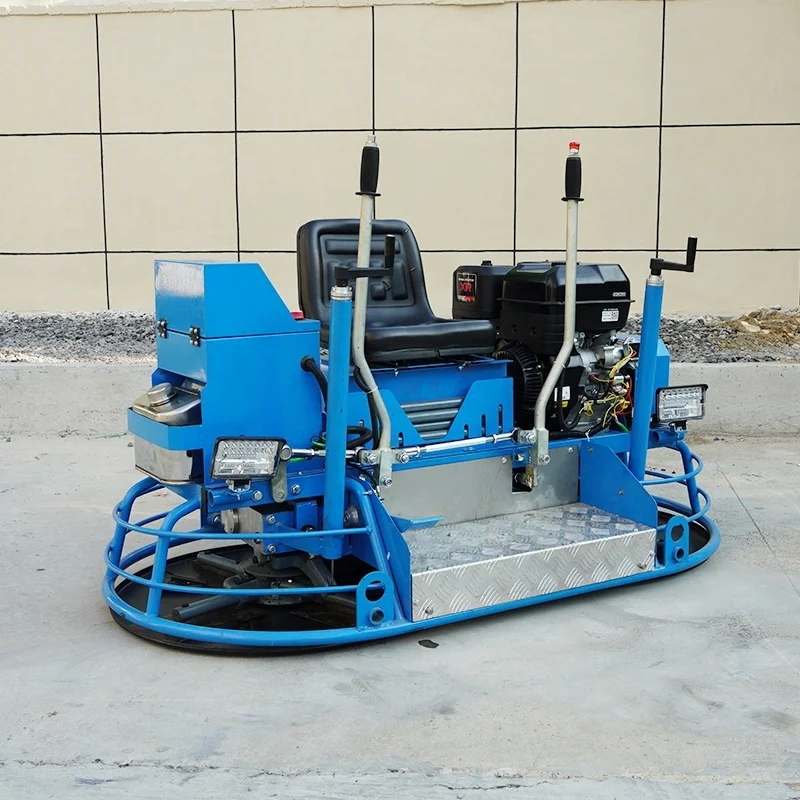 High Quality Construction Gasoline Engine Ride On Power Trowel Concrete Finishing Machine