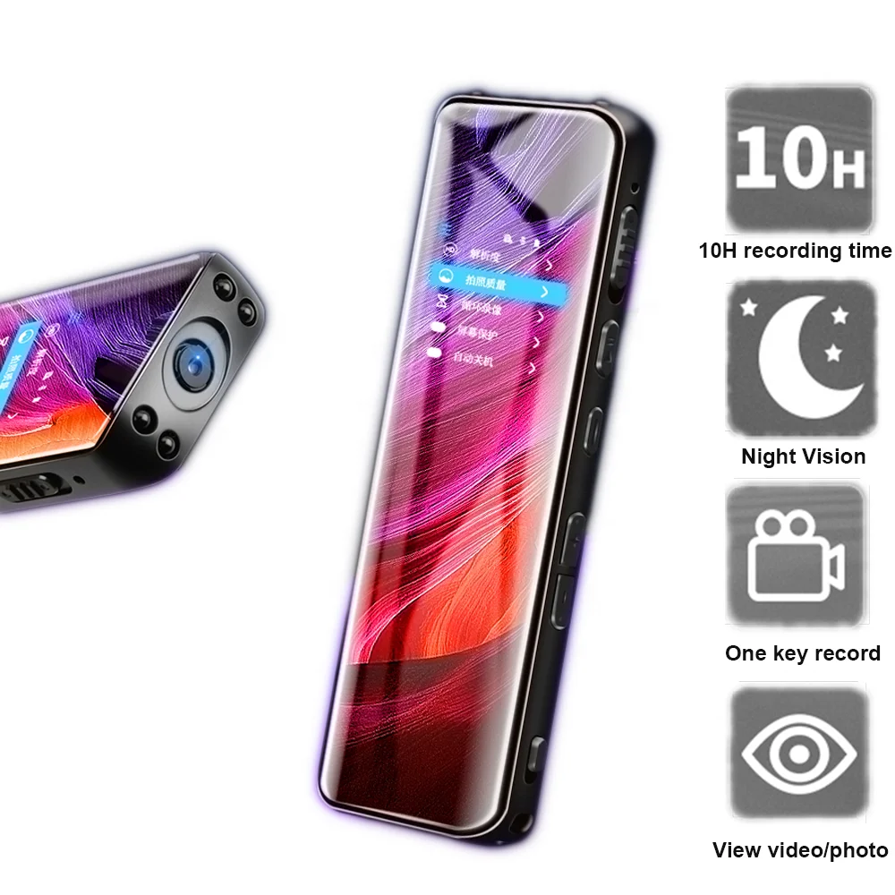 2023 New 1.3 Inches LCD Screen 1080PHD Monitor Class Portable Camera Micro Webcam Audio Video Recorder A13